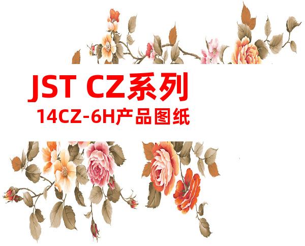JST CZ系列 14CZ-6H产品图纸
